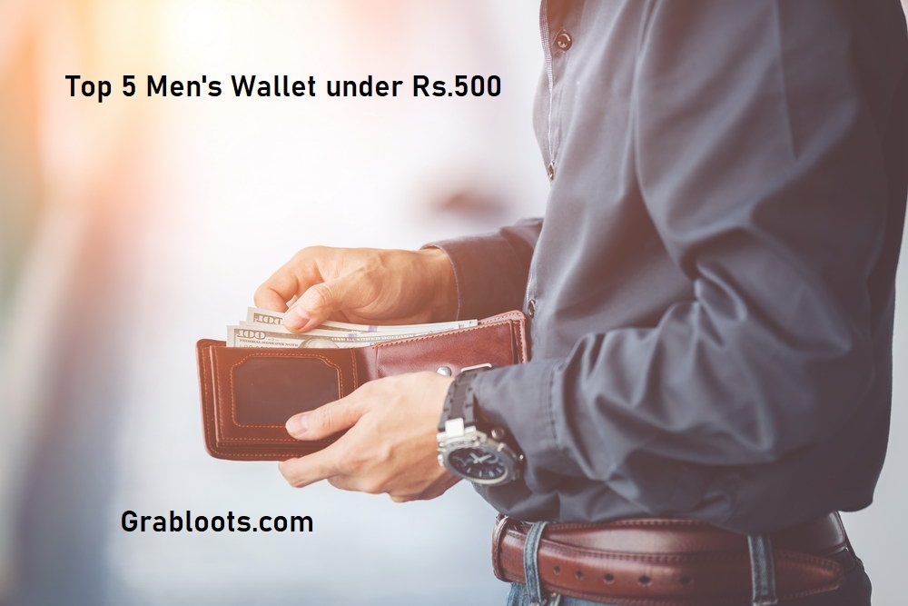 Top 5 Best Men's Wallet under Rs.500 Grabloots